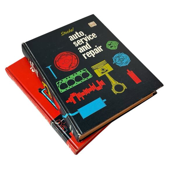 1969 Stockel "Auto Mechanics Fundamentals" / "Auto Service & Repair" HC Manuals - Picture 8 of 15